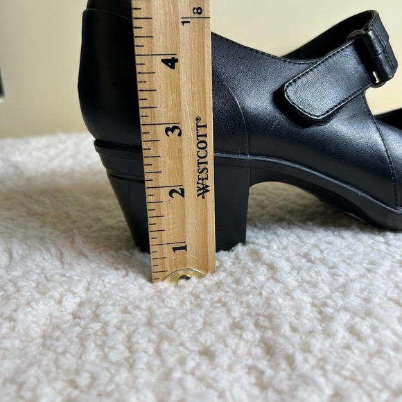 NWOT Clarks Collection Shoes Womens 10 Black Emslie Lulin Pump Shoes Block Heel - Picture 11 of 11
